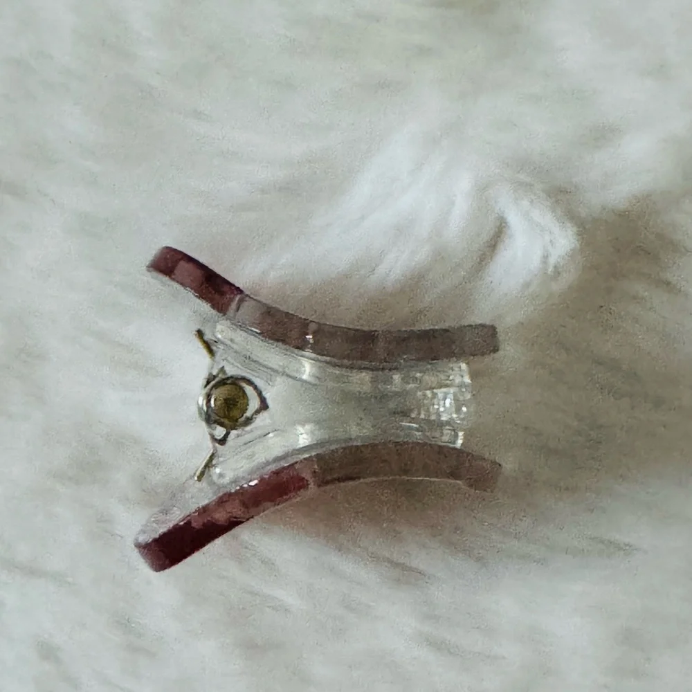 Santa Mini Hair Claw Clip, Christmas